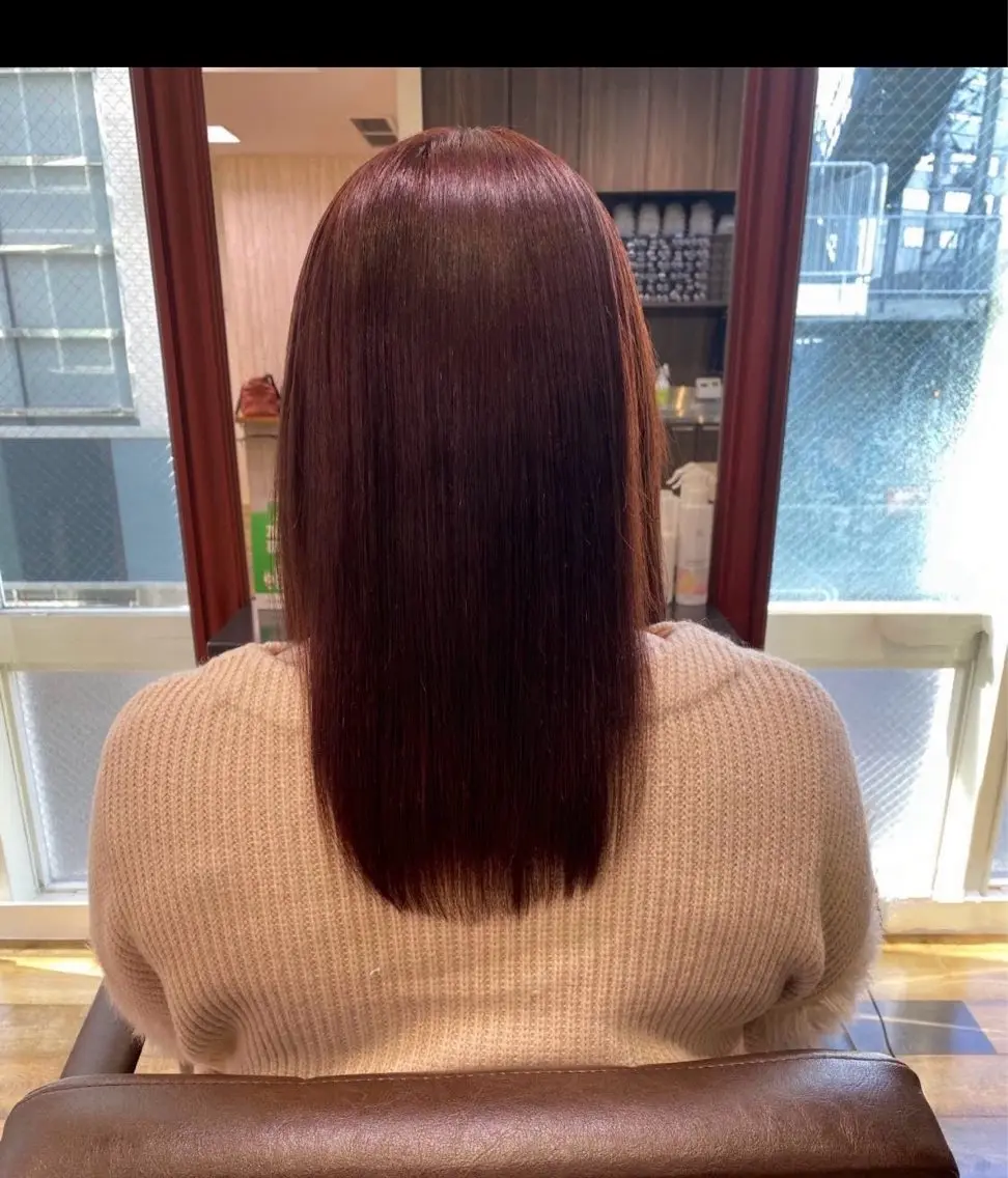 カラー 庄司 陽子のヘアスタイル