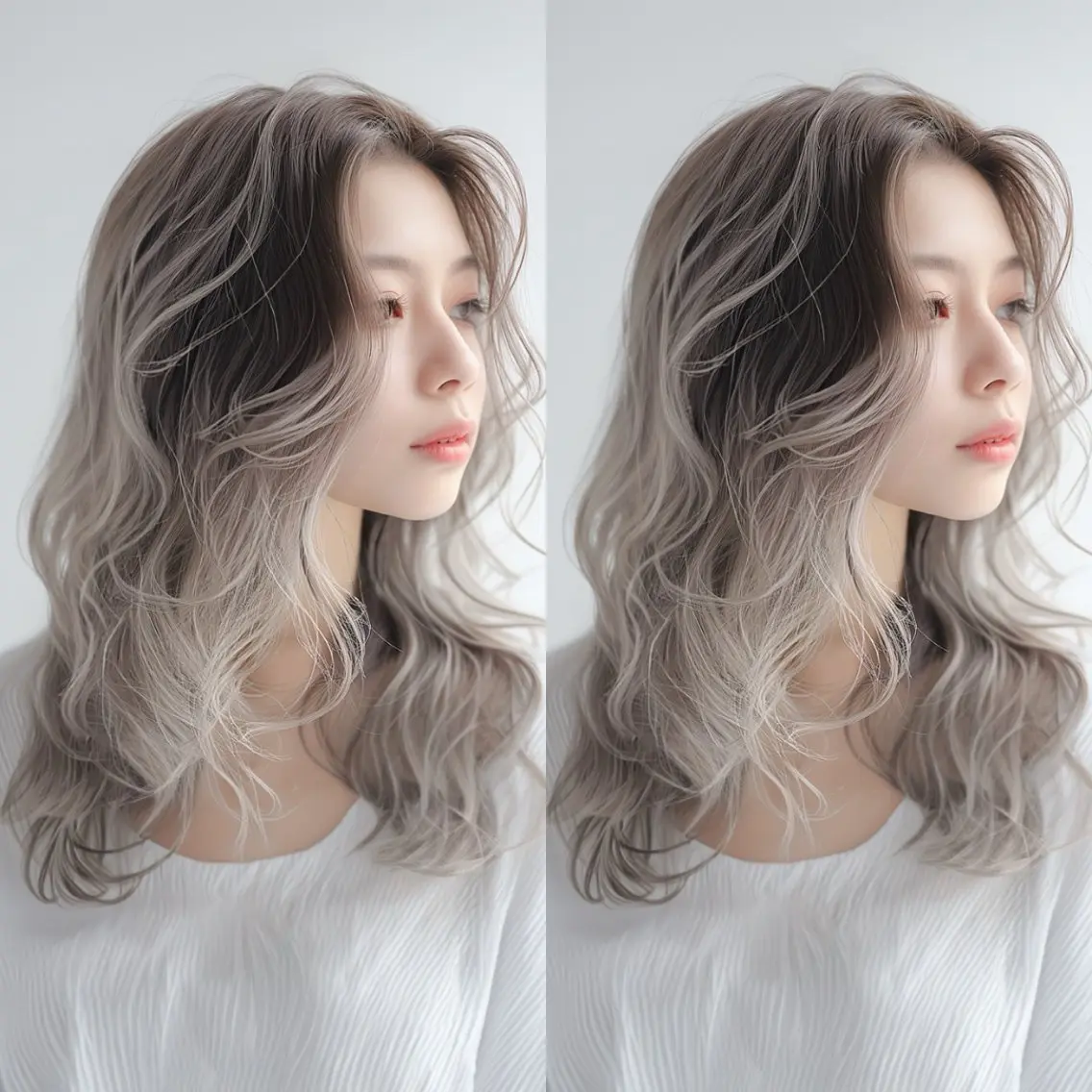 ミディアム カット ヘアカラー トリートメント Re.Rize加古川 for ladiesのヘアスタイル