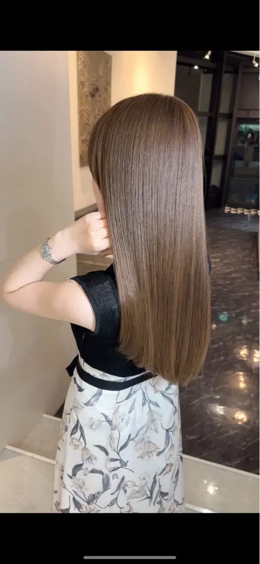 ロング カラー トリートメント カット ヘアカラー トリートメント 🍀美髪クリエイター 味田 雅宏🍀のヘアスタイル