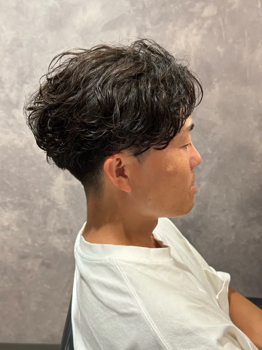 パーマ メンズ 阪急箕面駅 labimani千葉のヘアスタイル