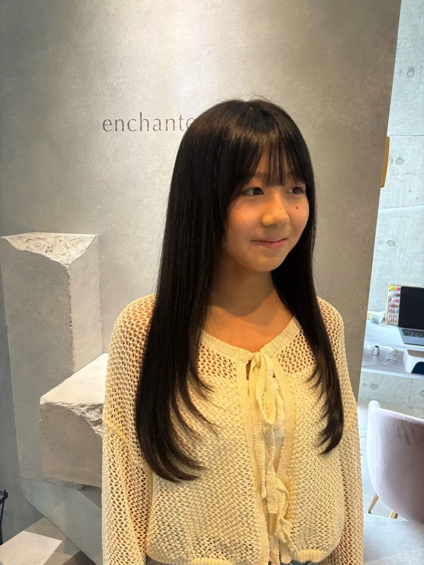 ロング レイヤーカット カット トリートメント MASHIRO💎 天神/大名のヘアスタイル