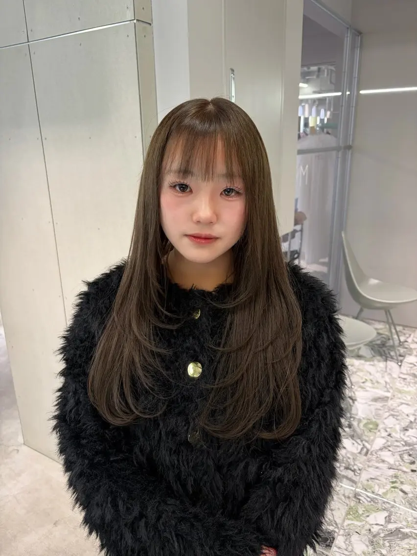 カラー ブラウンカラー GEM/ hinanaのヘアスタイル