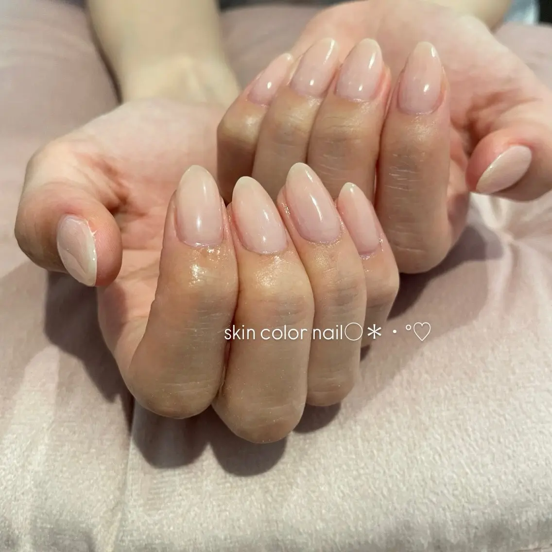 ネイル ワンカラーネイル petit luxe 🎀narumiのネイルデザイン