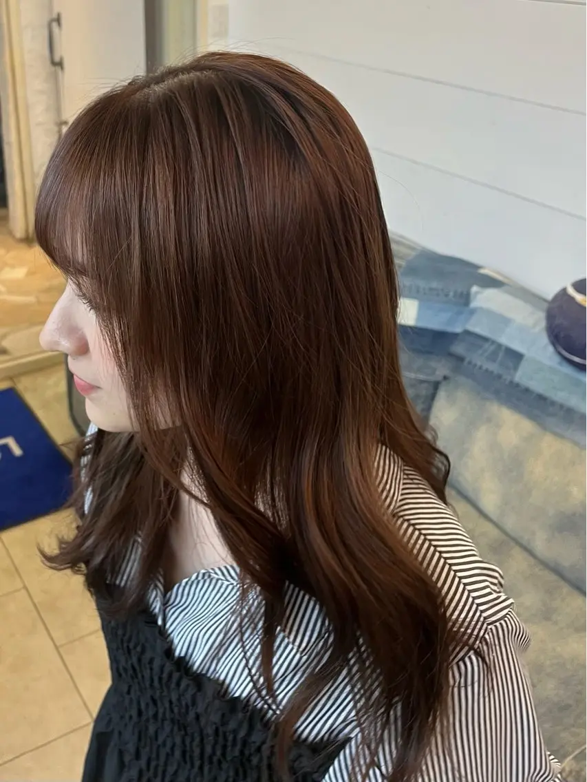 ミディアム カラー ヘアカラー 上西 花奏の眉毛・アイブロウイメージ
