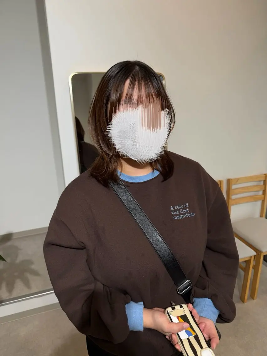 ミディアム カット やまもと けんたのヘアスタイル