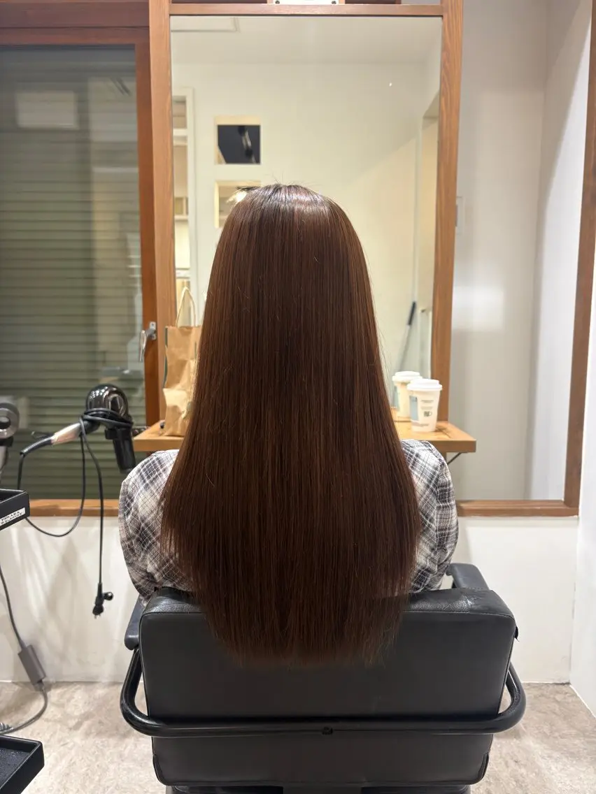 ロング トリートメント ✨透明感カラー✨ suzuka🫧のヘアスタイル