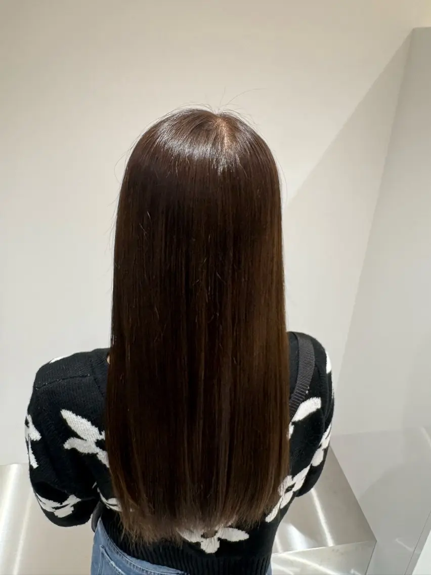 ロング カラー ブラウンカラー ナチュラルブラウン 上大岡店美容室 ✨️MAMI✨️のヘアスタイル