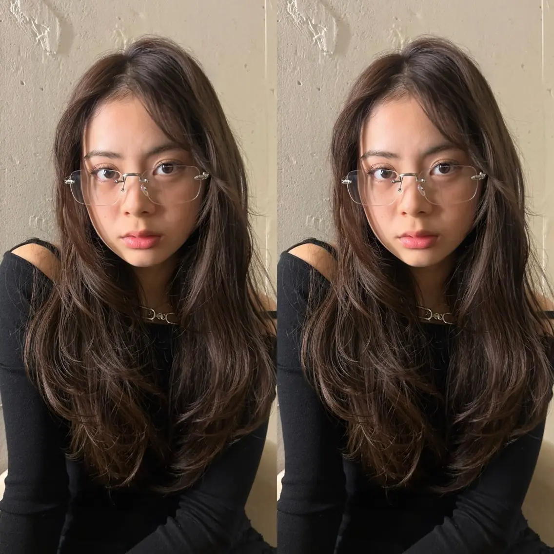 ロング レイヤーカット ロング カットモデル募集🍒 りおのヘアスタイル