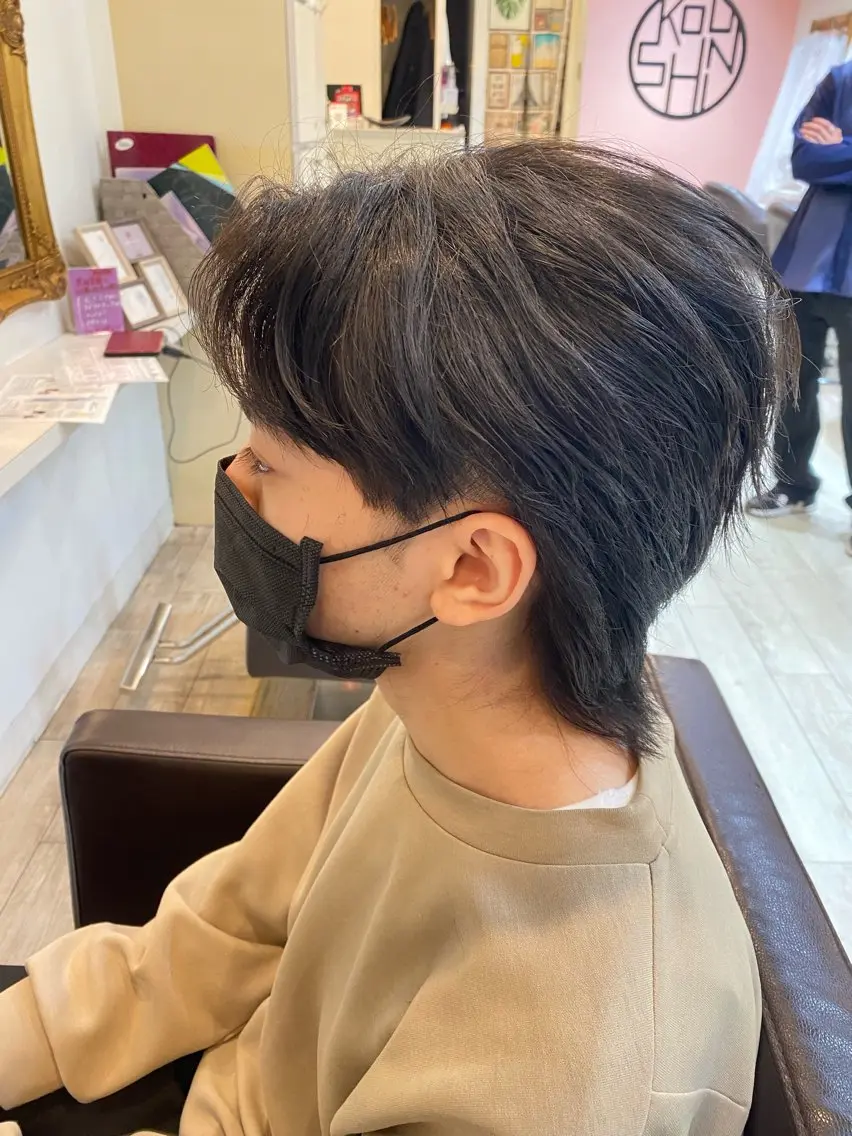 ミディアム メンズ カット トリートメント ヘッドスパ ヘアセット 👑錦糸町/毛流れ パーマ特化/NORIのヘアスタイル