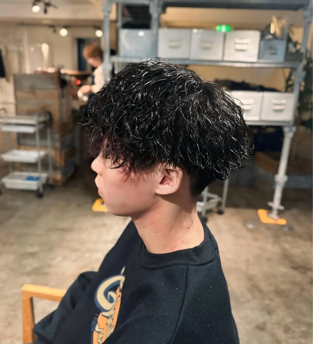 パーマ メンズ メンズパーマ 波巻きパーマ メンズパーマ 特化/中川拓也のヘアスタイル