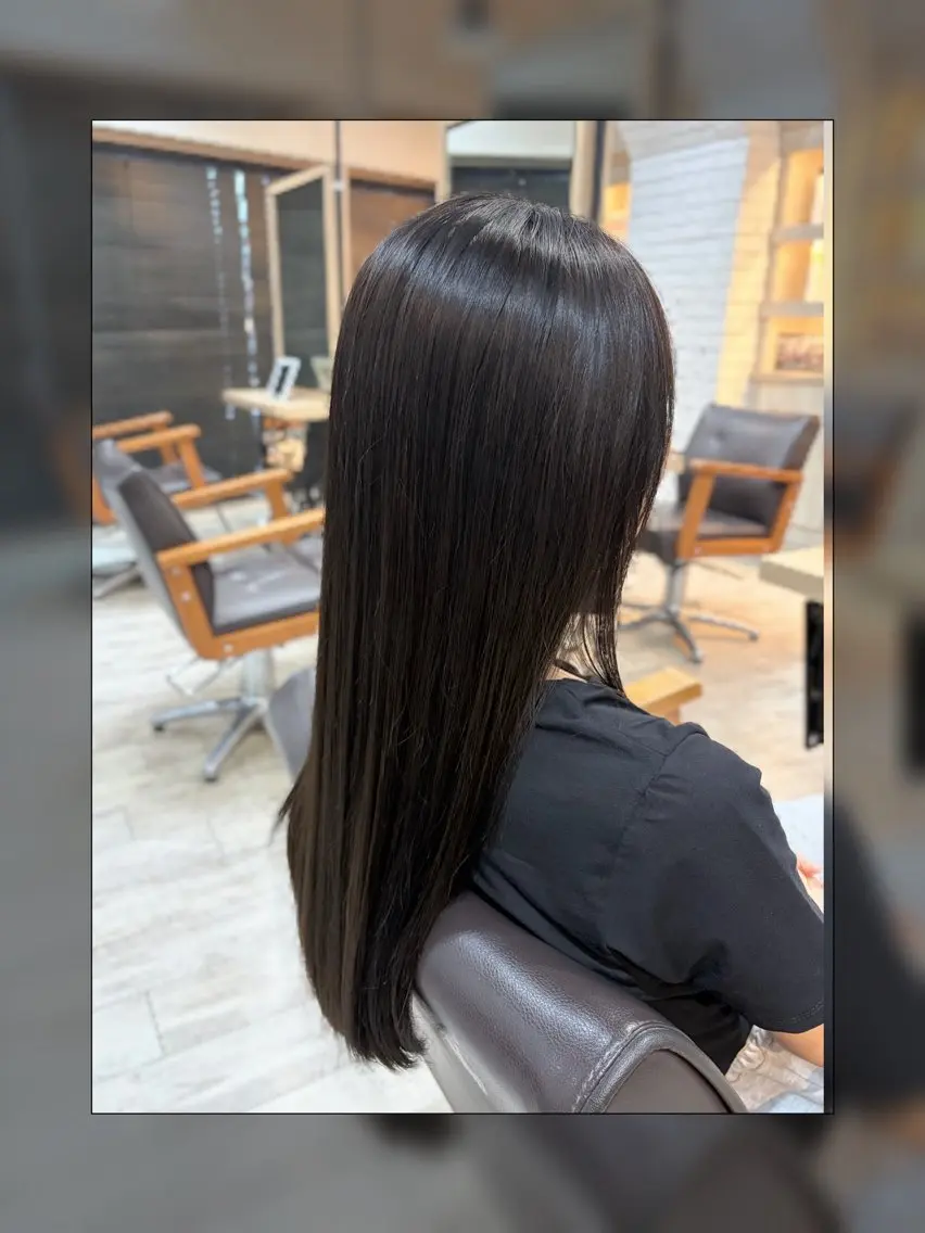 ロング ヘアカラー 坂田 サカタのヘアスタイル