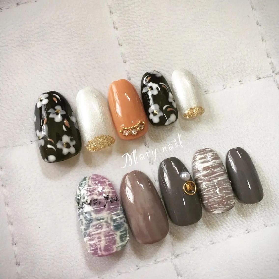 ネイル ハンドネイル Mary nail .narumiのネイルデザイン