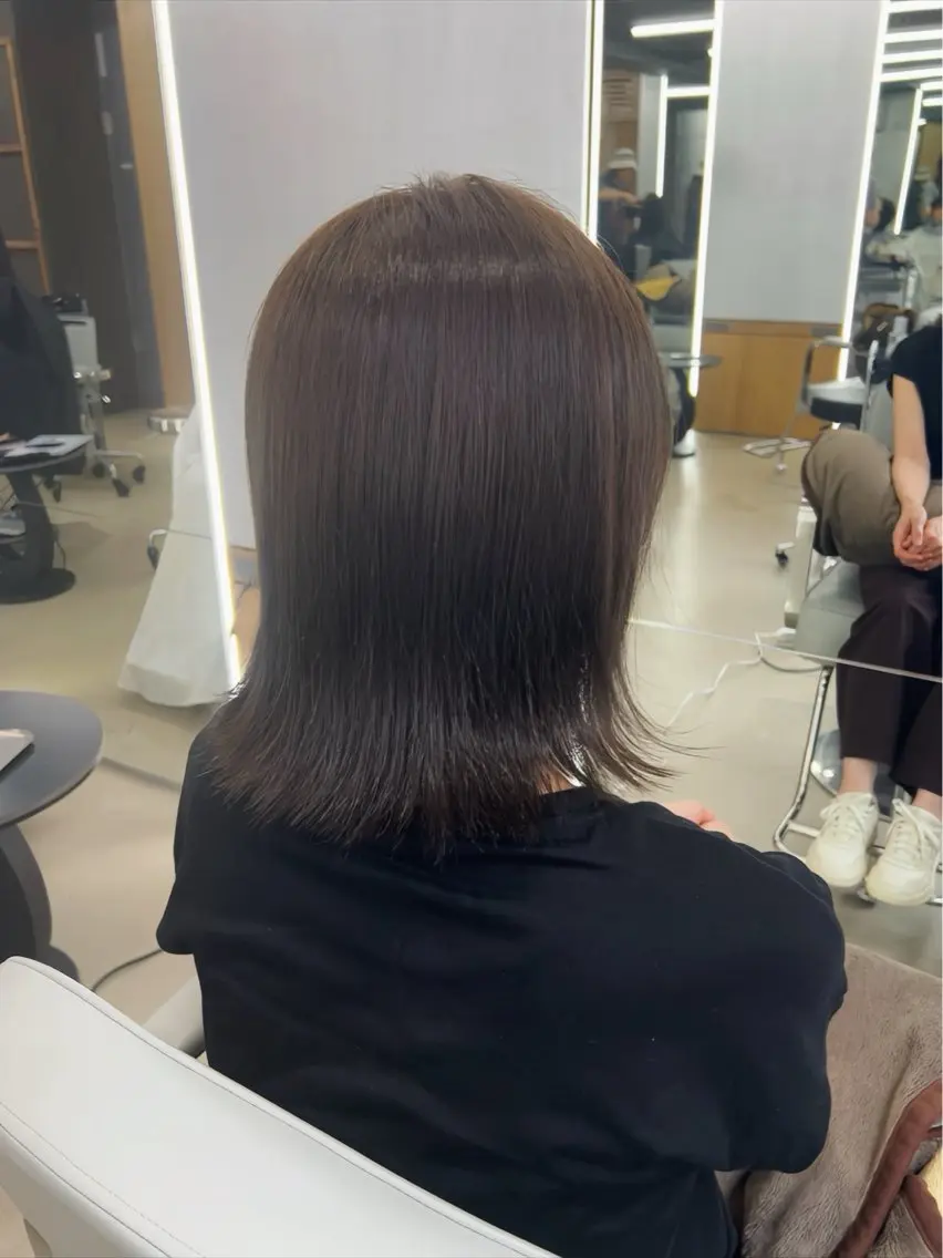 カラー ヘアカラー トリートメント 渡辺 愛里のヘアスタイル