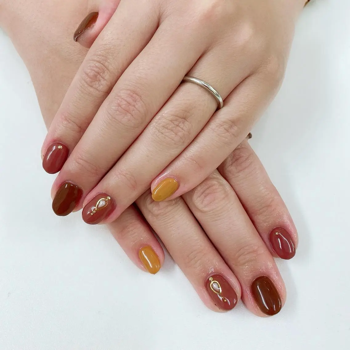 ネイル ハンドネイル Romine アイラッシュ&ネイルのマツエク・マツパデザイン