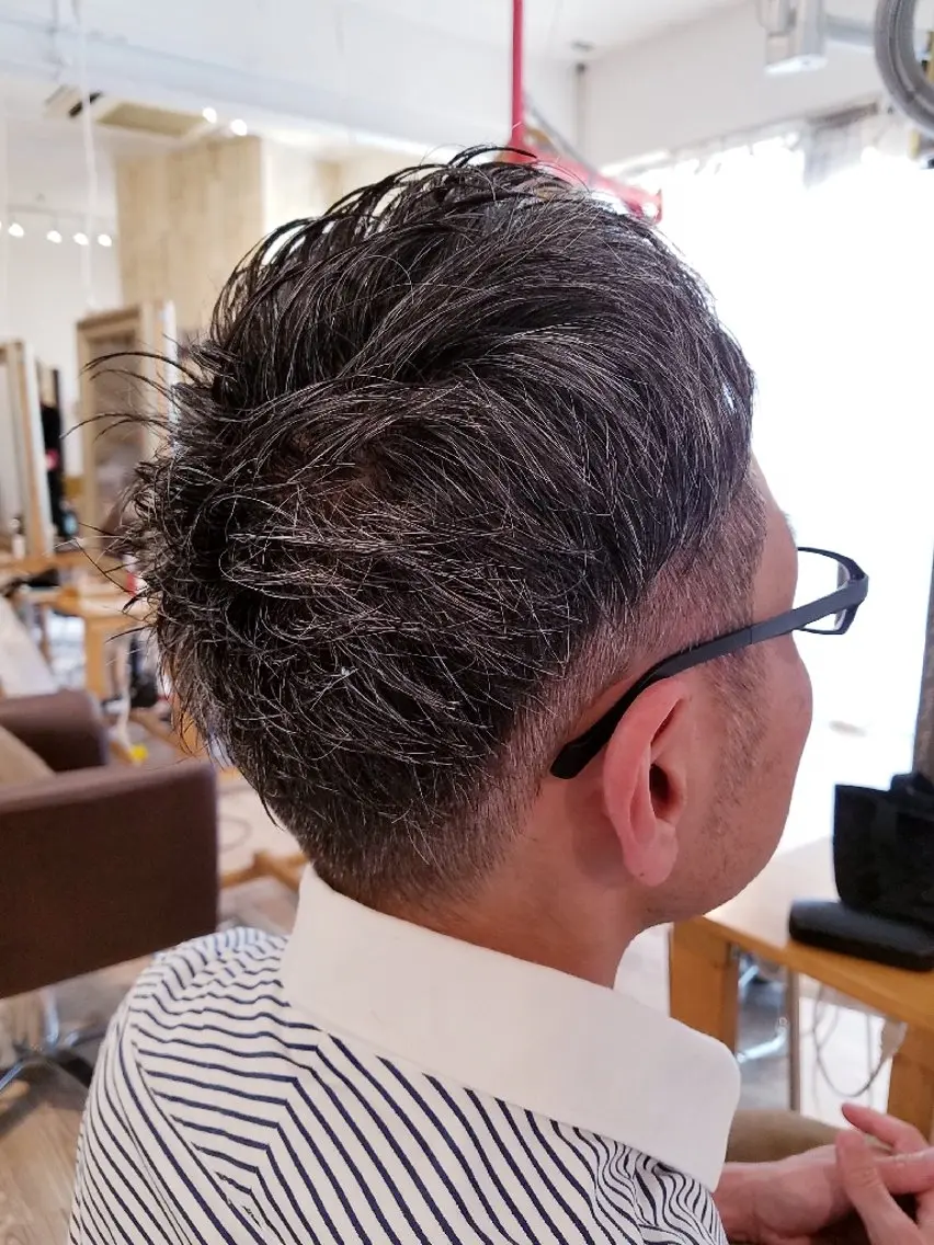 メンズカット+プチヘッドスパの写真