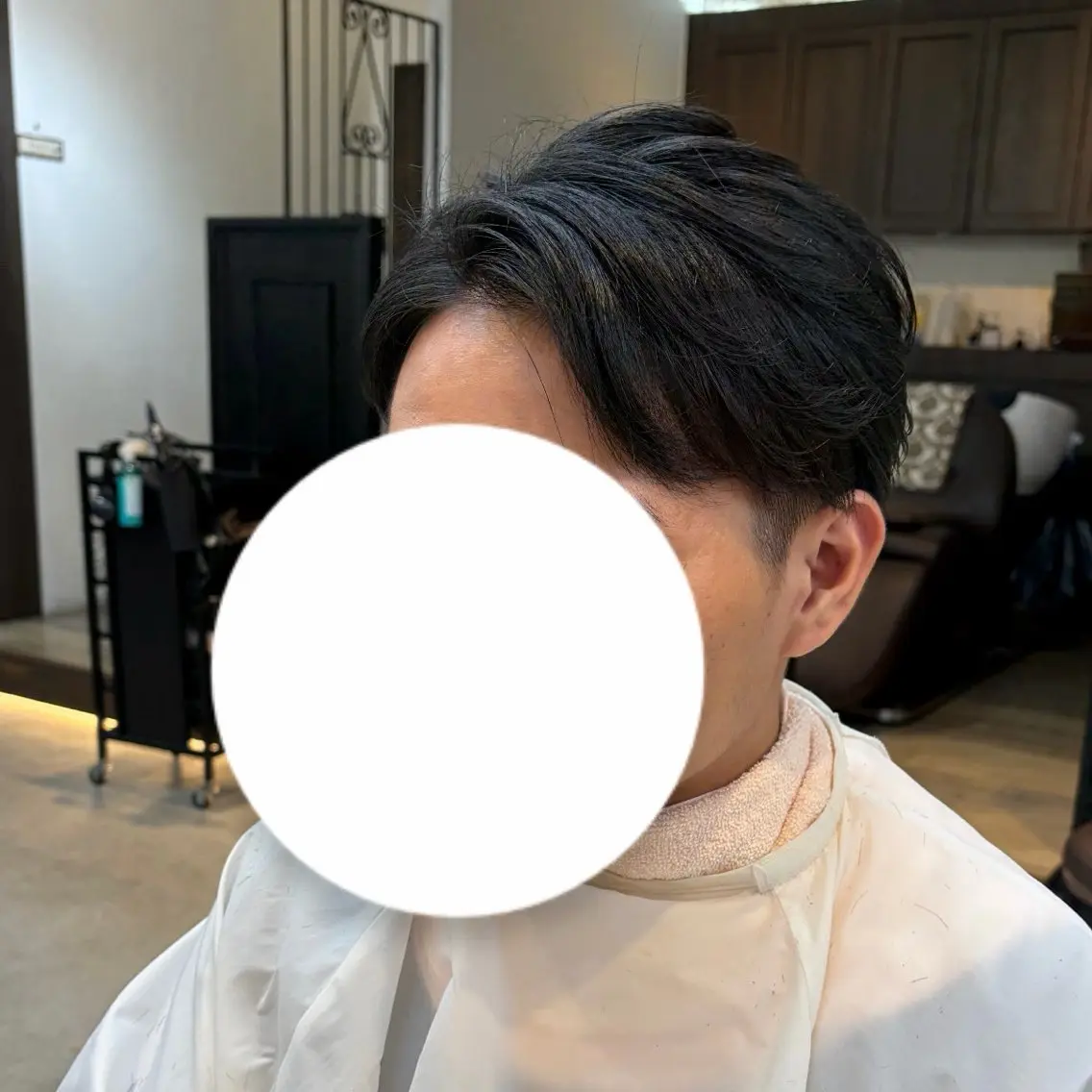 メンズ カット 加茂野 緑のヘアスタイル