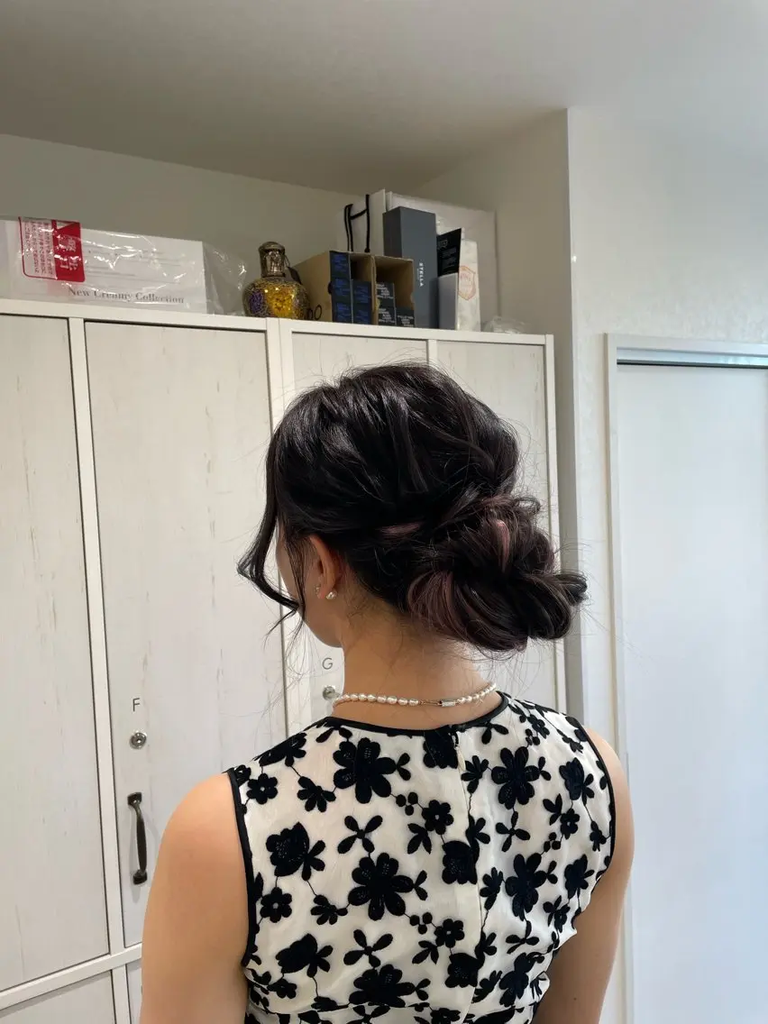ロング ヘアセット このみ/透明感カラー /ヘアアレンジ🫧のヘアスタイル