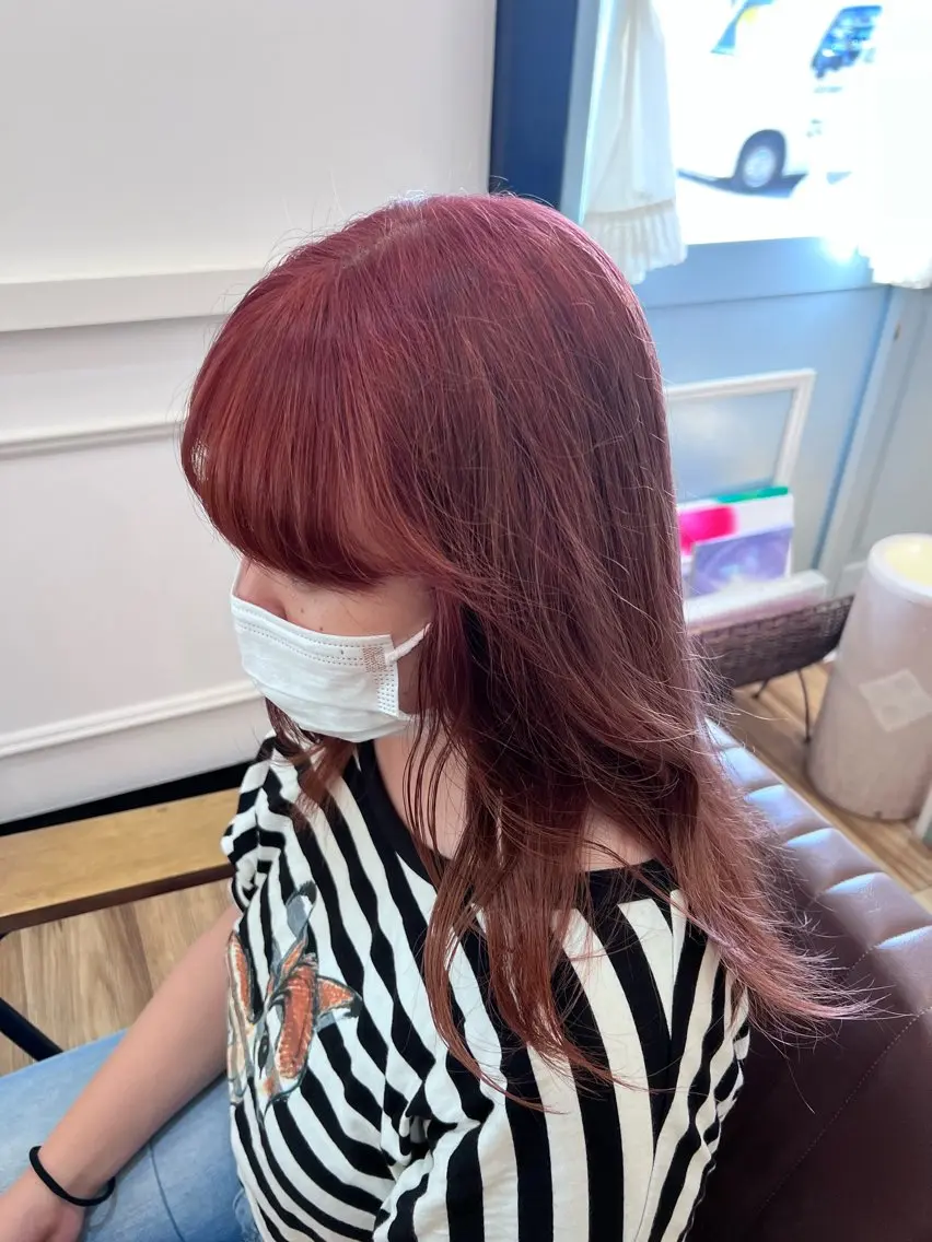 ロング カラー 🐰ハイトーンカラー 畠山 渡🐰のヘアスタイル