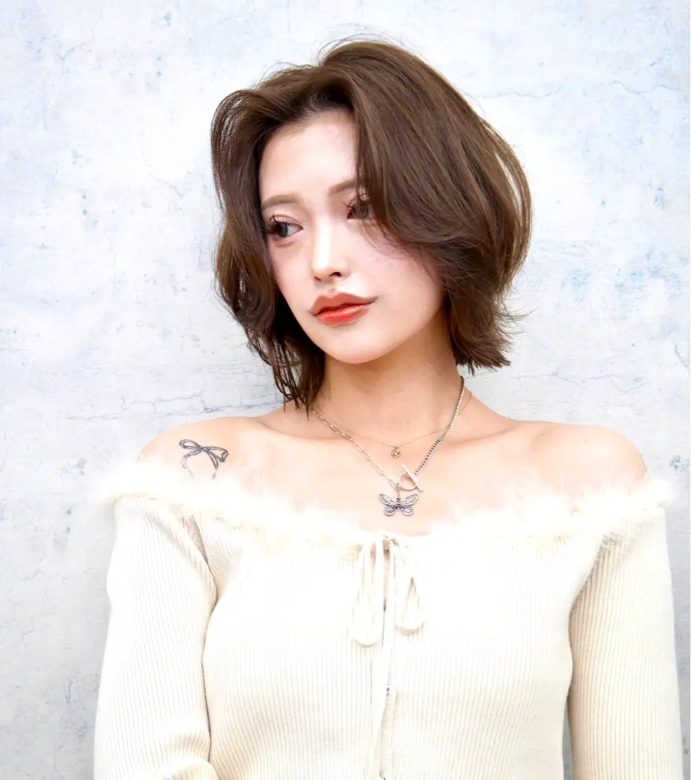 ショート カラー カット ヘアカラー トリートメント 似合わせ🌿‬髪質 改善🧸RYUGOのヘアスタイル