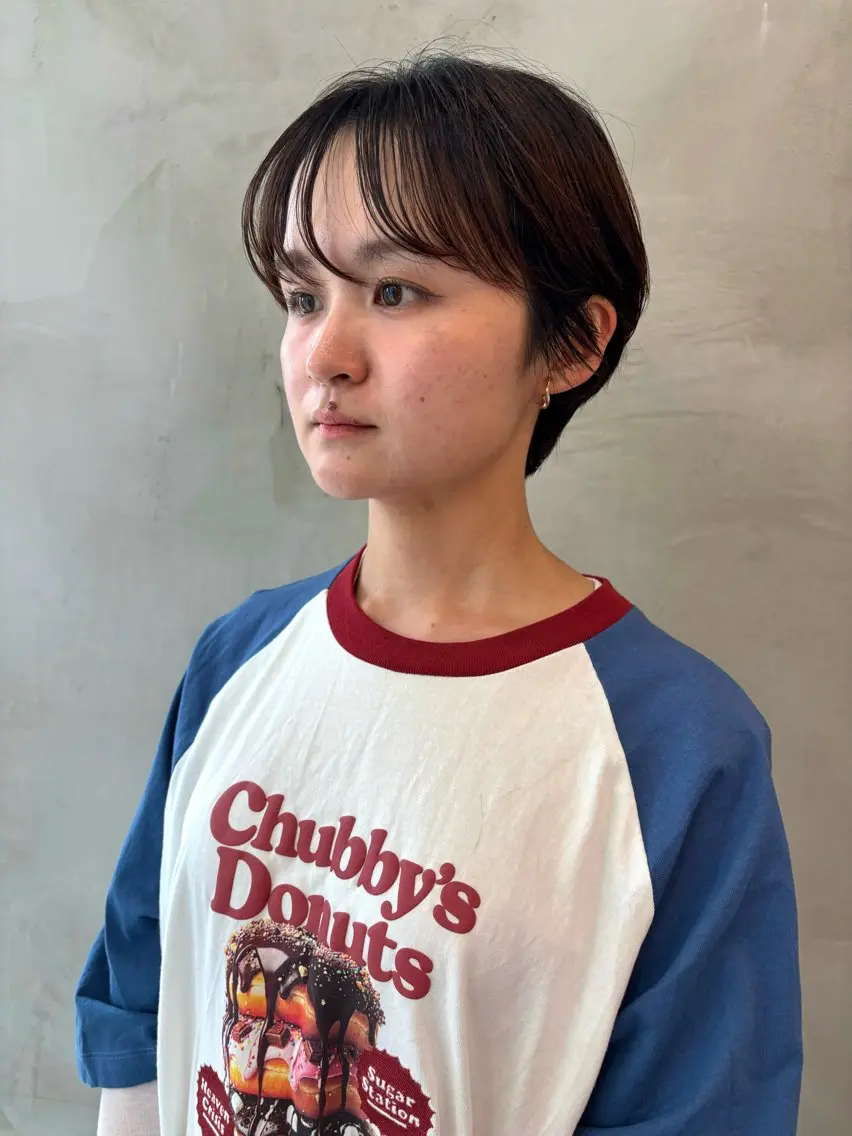 ショート ショートヘア 迫 裕美のヘアスタイル