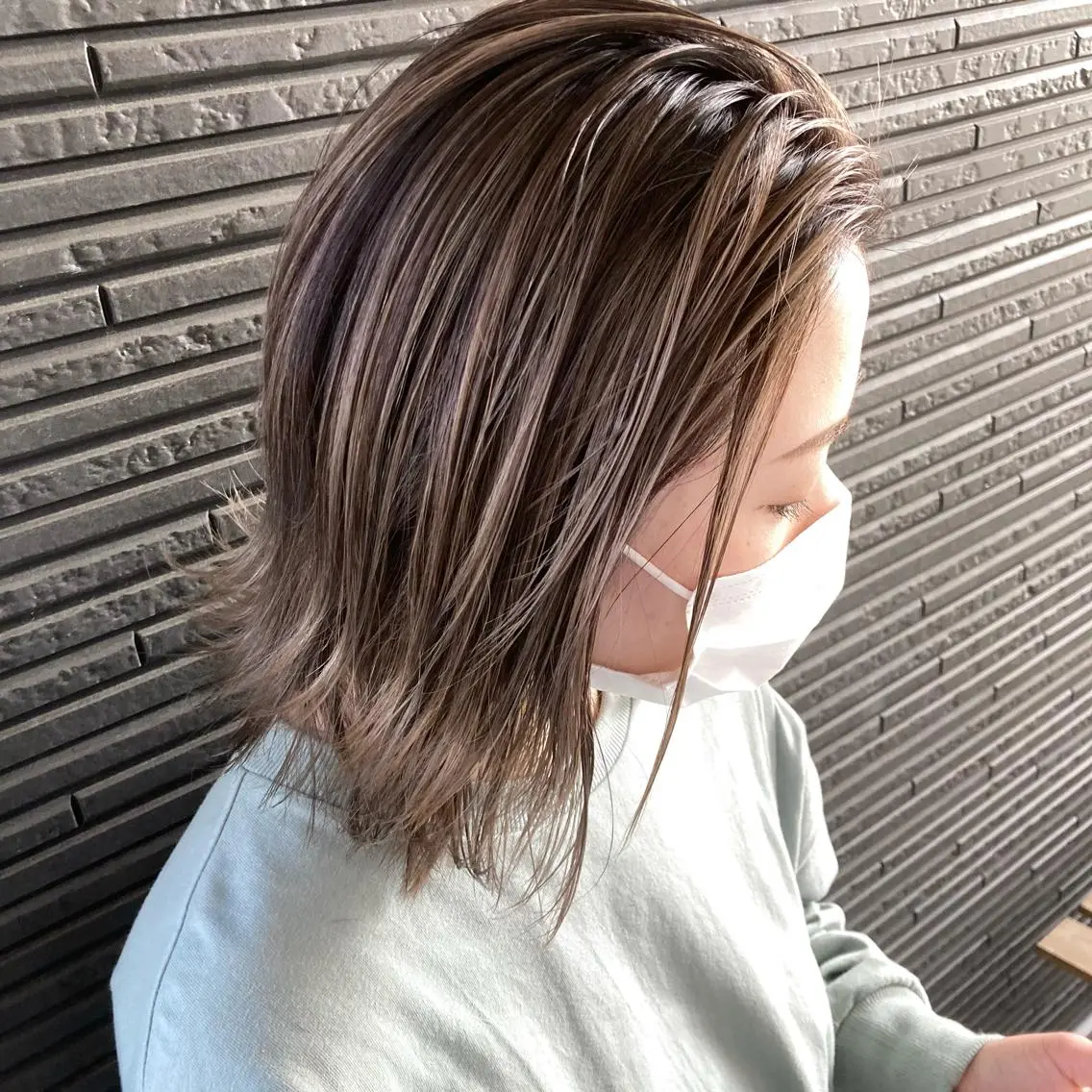 ミディアム カラー カット ヘアカラー トリートメント ヘアセット 圧倒的なクォリティ✨ waku 岡崎店のヘアスタイル