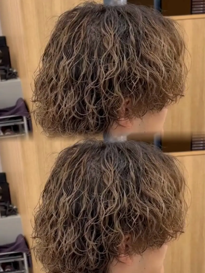 カラー パーマ メンズ 圧倒的な仕上がり /メンズ特化はるひのヘアスタイル