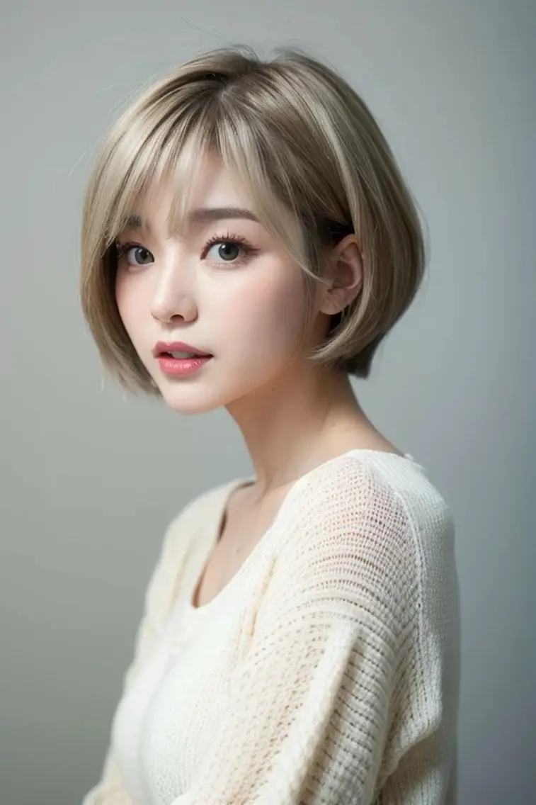 ショート カラー 🌈髪質改善🌈 過去の1艶サラ体験✨のヘアスタイル