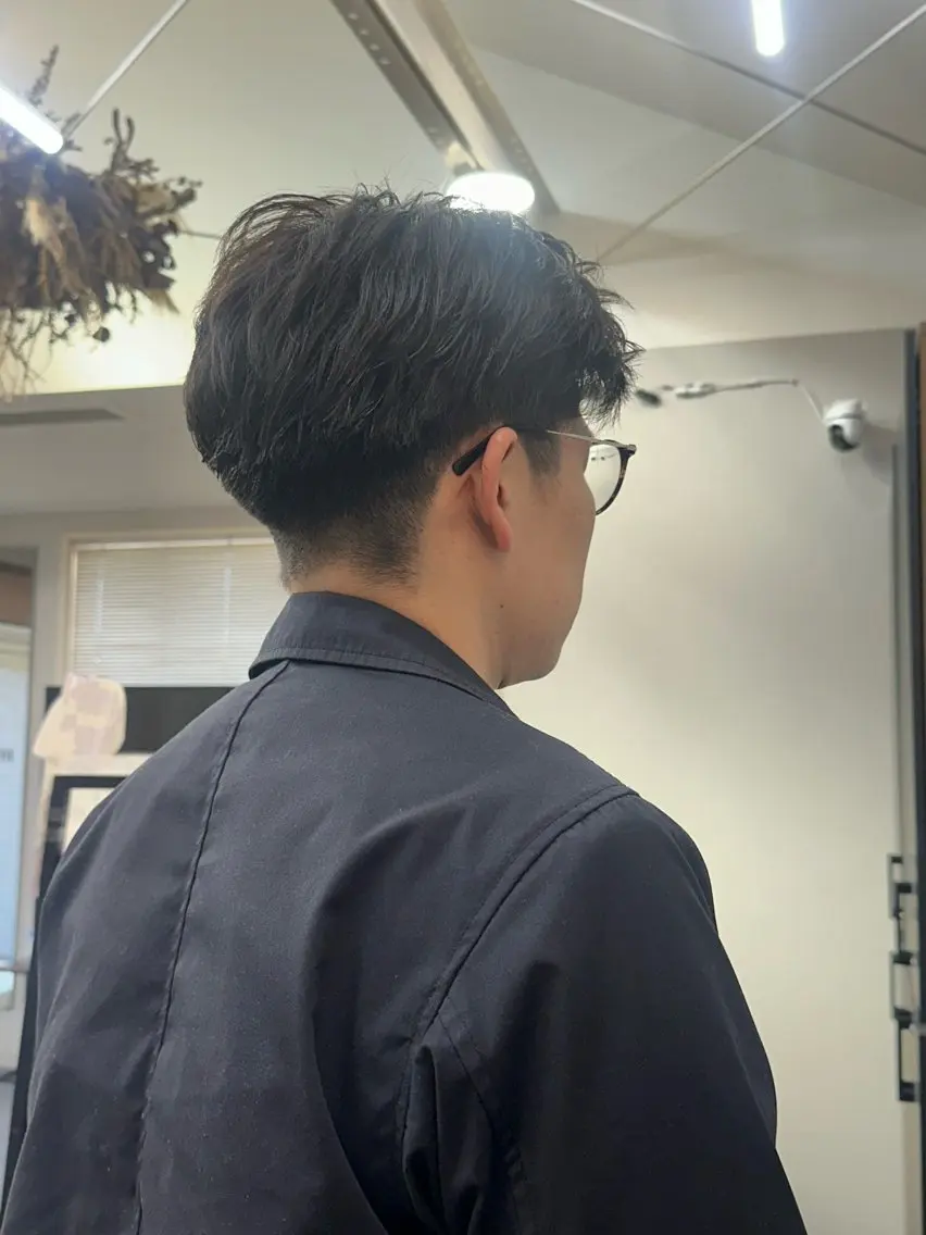 《メンズ限定》カット＋カラー＋眉カットの写真