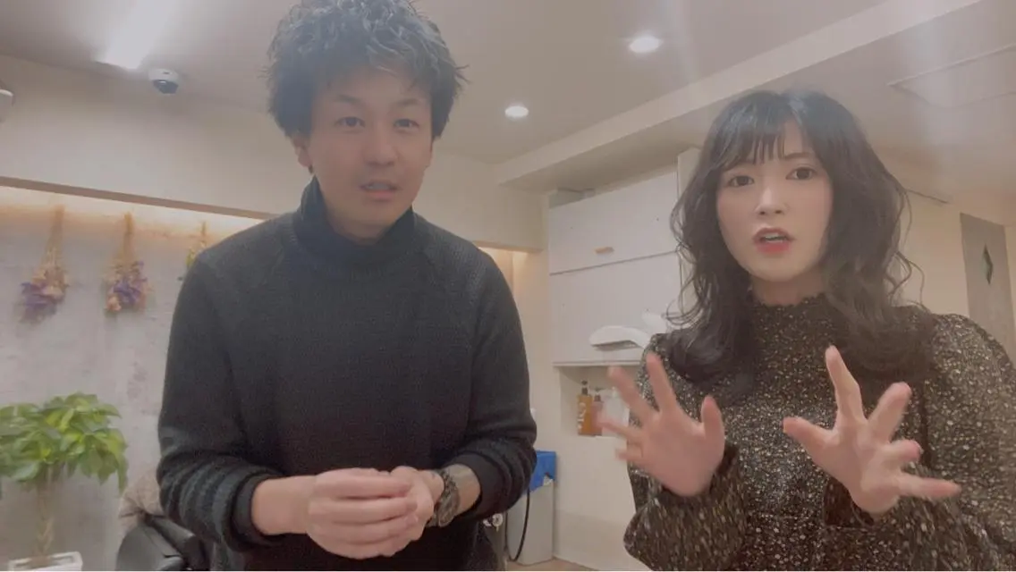 セミロング カラー TOWA 野村　コウダイのヘアスタイル