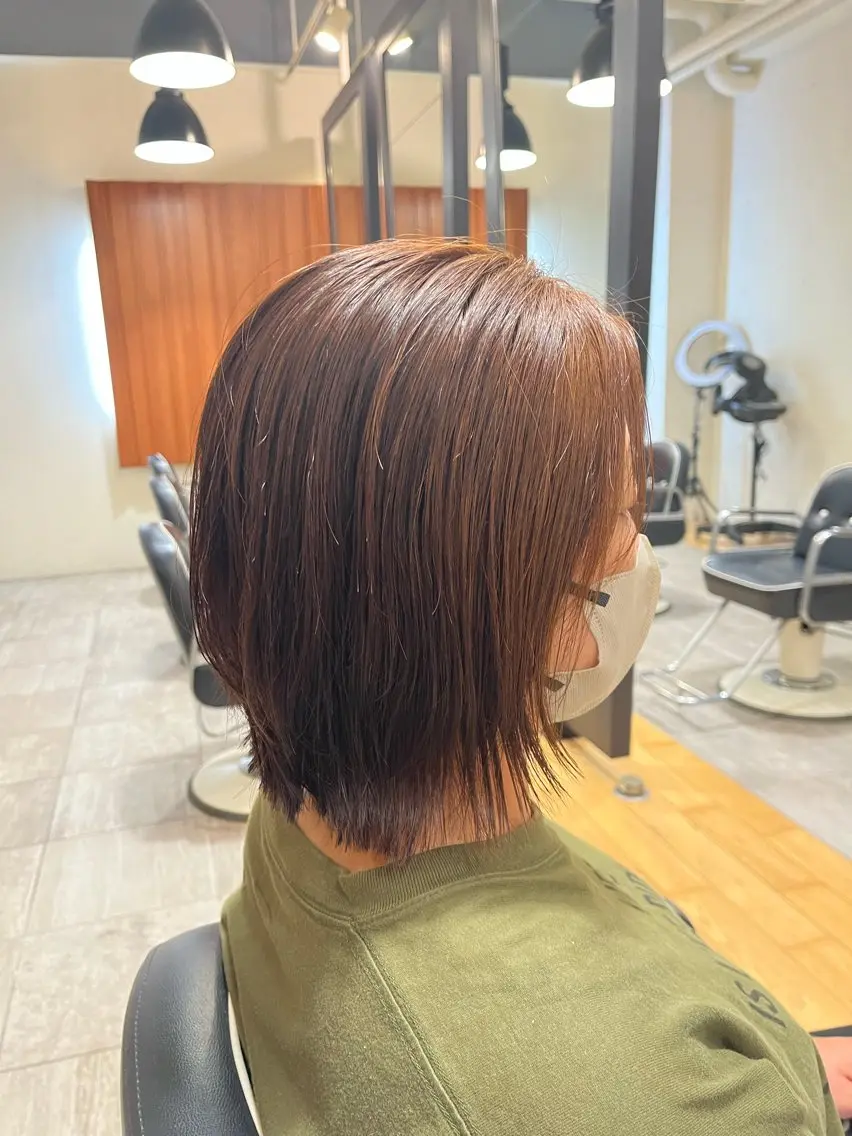 ショート くびれヘア 西田 夏望のヘアスタイル