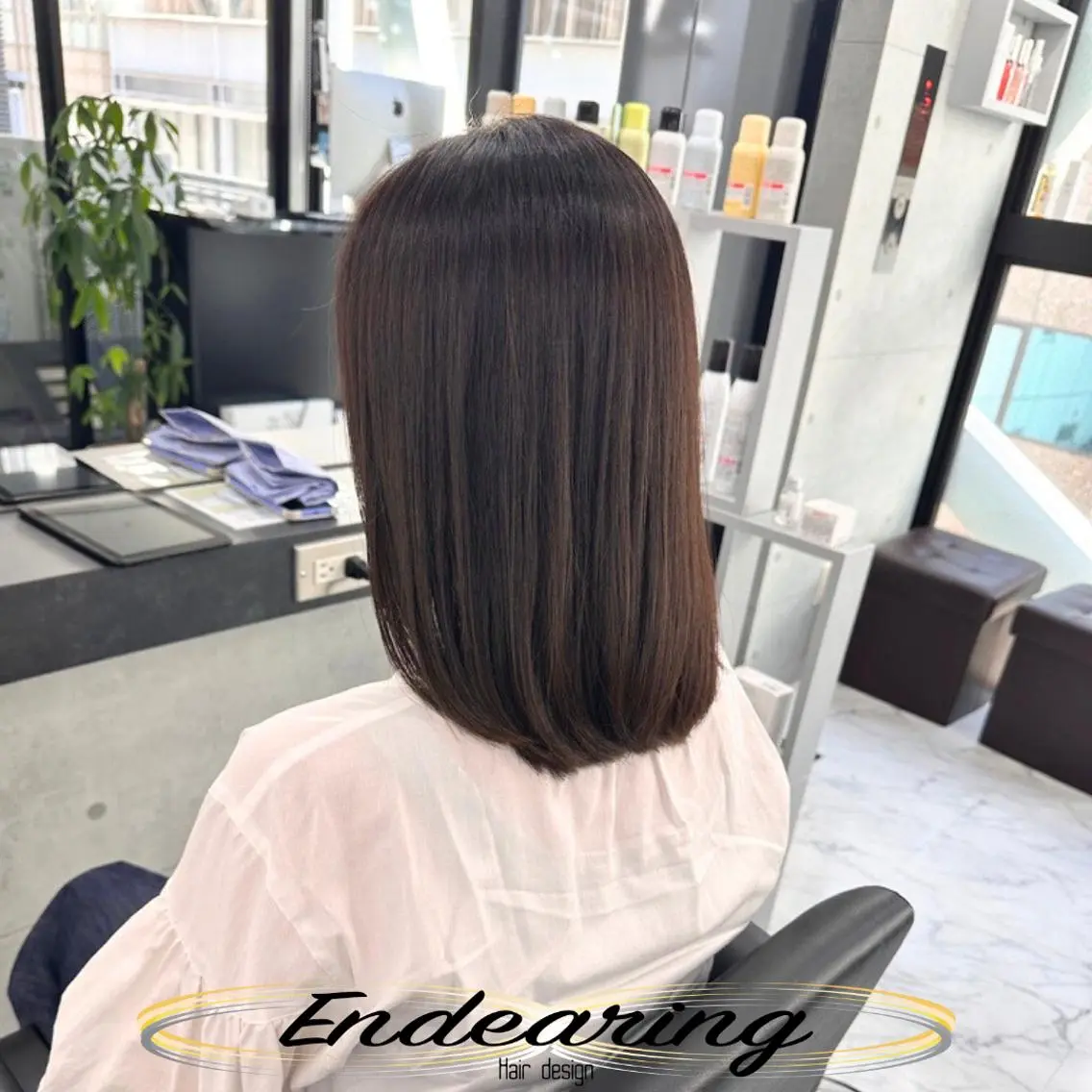 カラー ベージュカラー ブラウンカラー ブラウンベージュ 透明感カラー カット ヘアカラー 柳田 怜那/銀座 Endearingのヘアスタイル