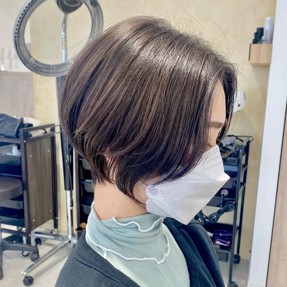 ショート カット ヘアカラー トリートメント パーソナルカラー骨格 顔タイプ 小幡のその他イメージ