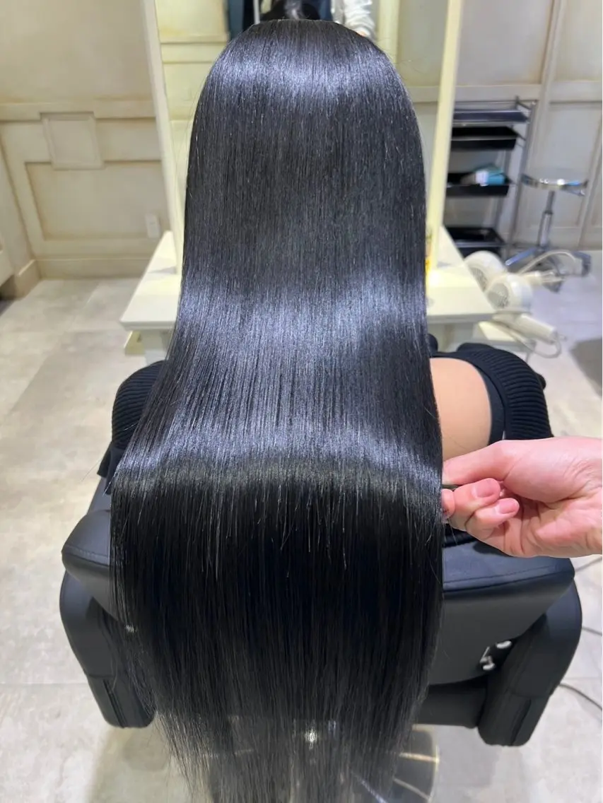 ロング パーマ 縮毛矯正 トリートメント 美髪矯正🫧艶髪特化 🫧関口太郎のヘアスタイル