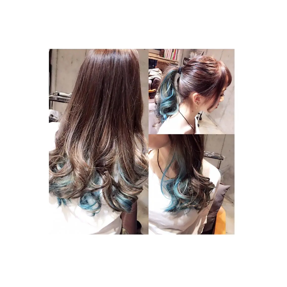 ショート ミディアム セミロング ロング カラー パーマ ヘアアレンジ メンズ キッズ メンズインナーカラー ブルーカラー インナーカラー ヘアカラー トリートメント ヘッドスパ 野口 秀人 🫧髪質改善🫧のヘアスタイル