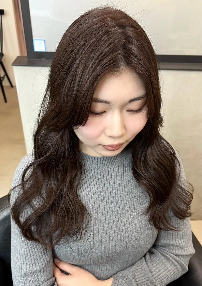 ロング 木村 夢のヘアスタイル