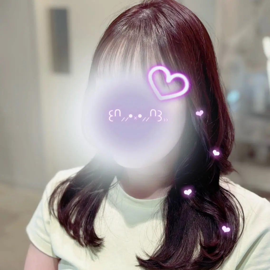ロング カラー ヘアアレンジ ヘアカラー ヘアセット りお🎀暖色🩰カラ ーモデル募集中のヘアスタイル