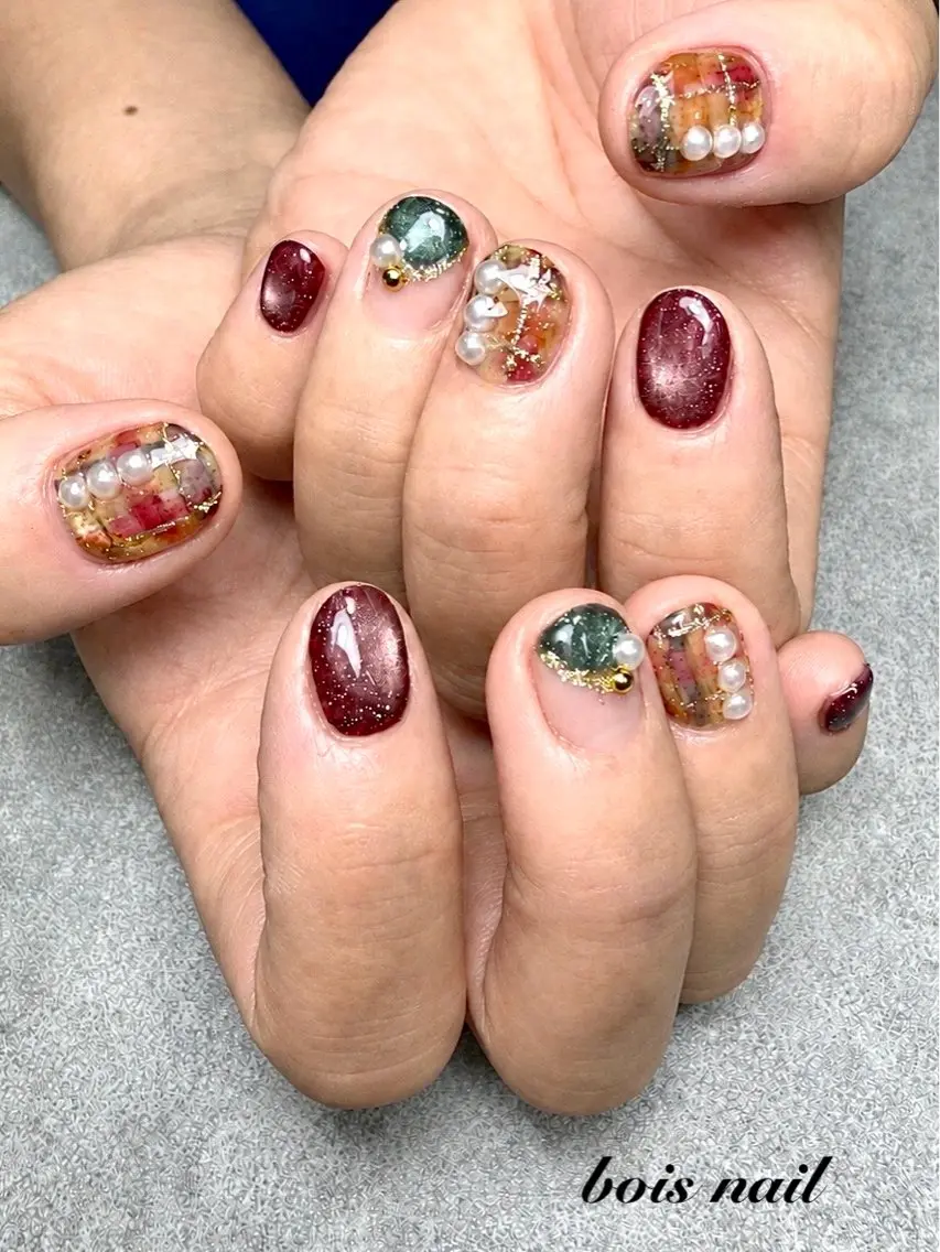 ネイル ハンドネイル bois nail ボワネイル北巽のネイルデザイン