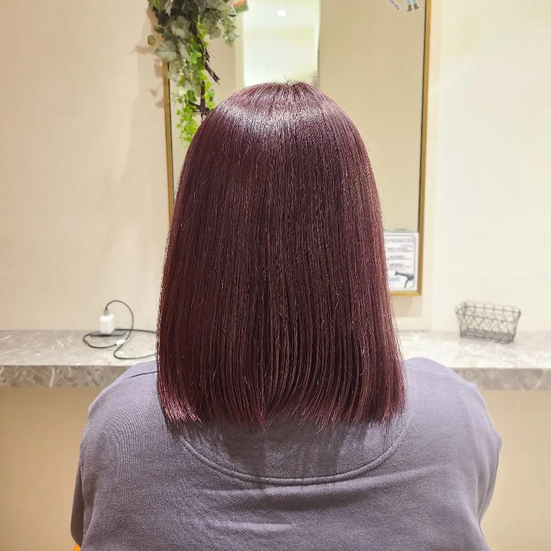 ミディアム カラー カット ヘアカラー トリートメント 中井 啓悟のヘアスタイル