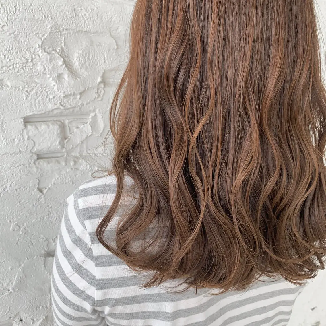 セミロング カラー 【髪質改善】 夏目結以のヘアスタイル
