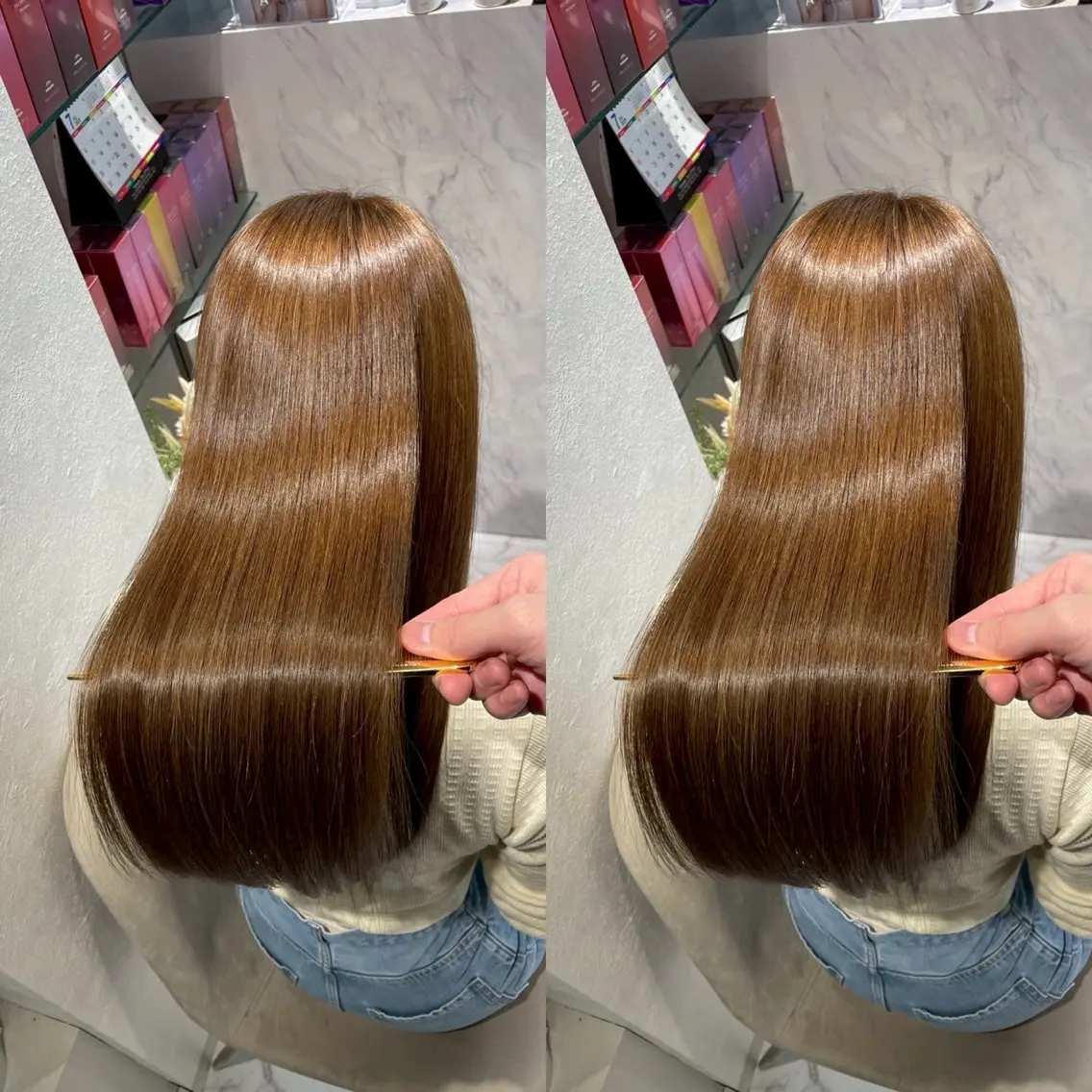 🌈本日限定🌈カラー人気No.1🥇カット+カラー+髪質改善トリートメント+ミニスパ¥9800〜の写真