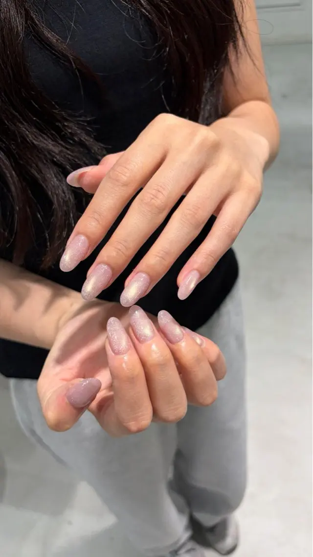 キッズ ネイル ピンク ハンドネイル ハンドケア Hi,nail minaのネイルデザイン