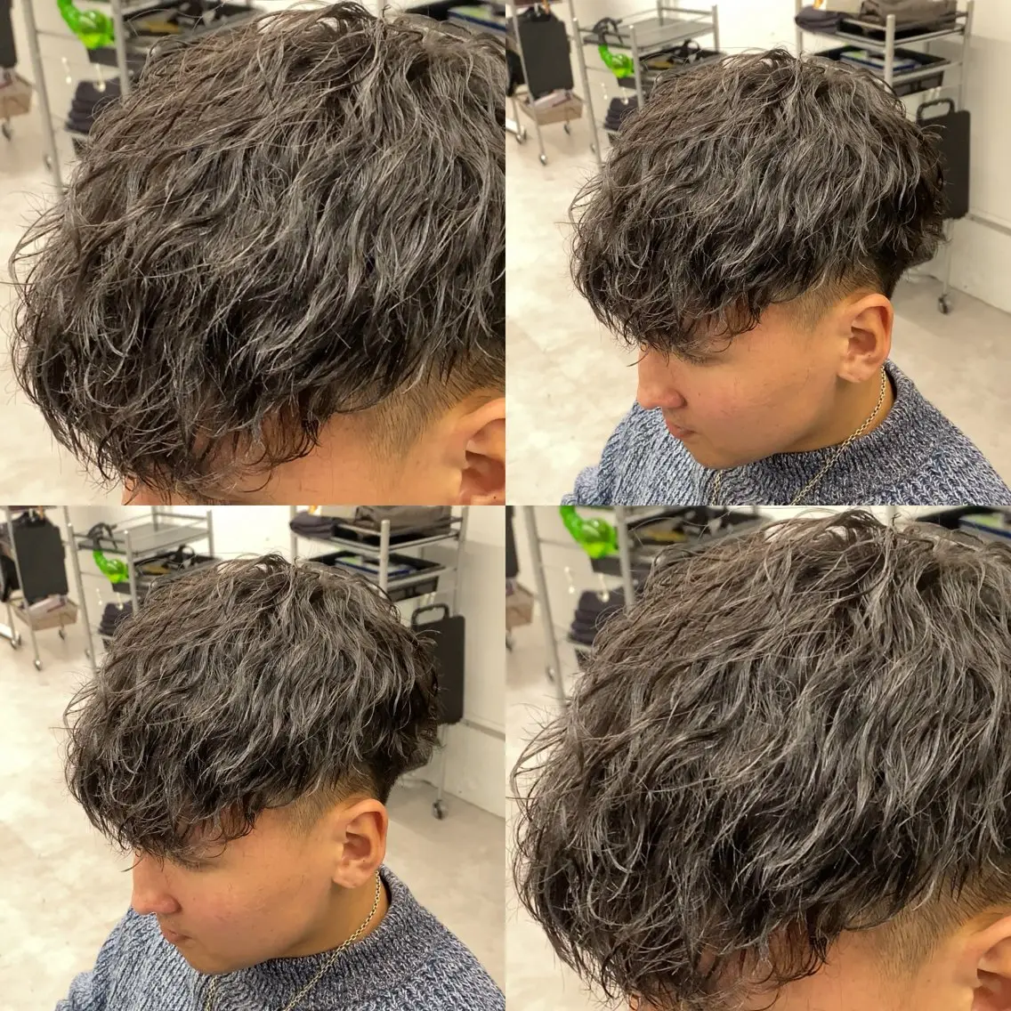 パーマ メンズ メンズ特化LIBER 石川玲央のヘアスタイル