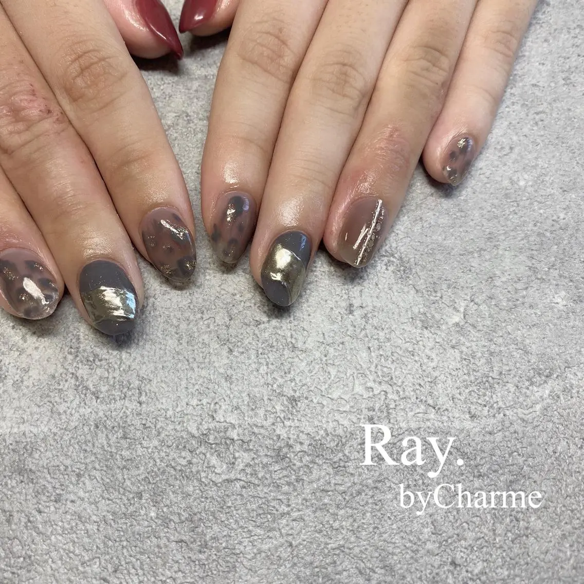 ネイル Ray. /綺麗目ニュアンスのネイルデザイン