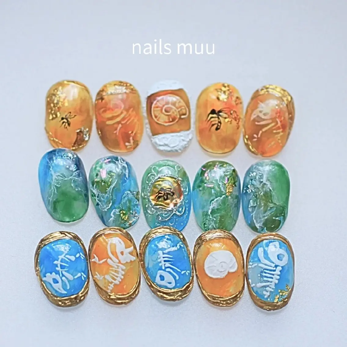 ネイル アートネイル nails muu まゆのネイルデザイン