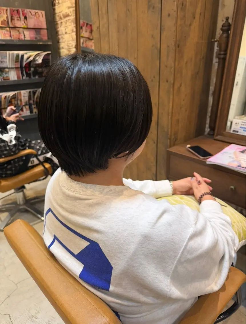 ショート 丸みショート ショートヘア 七井 香奈 (なないかな)のヘアスタイル