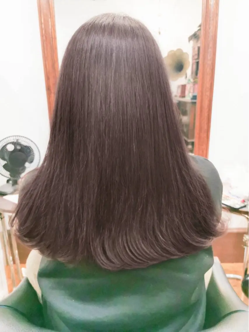 無料ロングカットモデルの写真