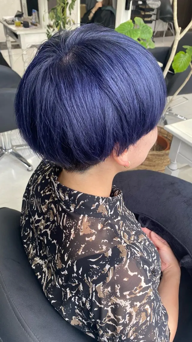 ショート ヘアカラー 森田 結吾のヘアスタイル