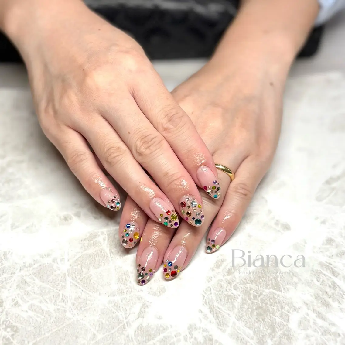 ネイル ハンドネイル Bianca元住吉店 香奈のネイルデザイン