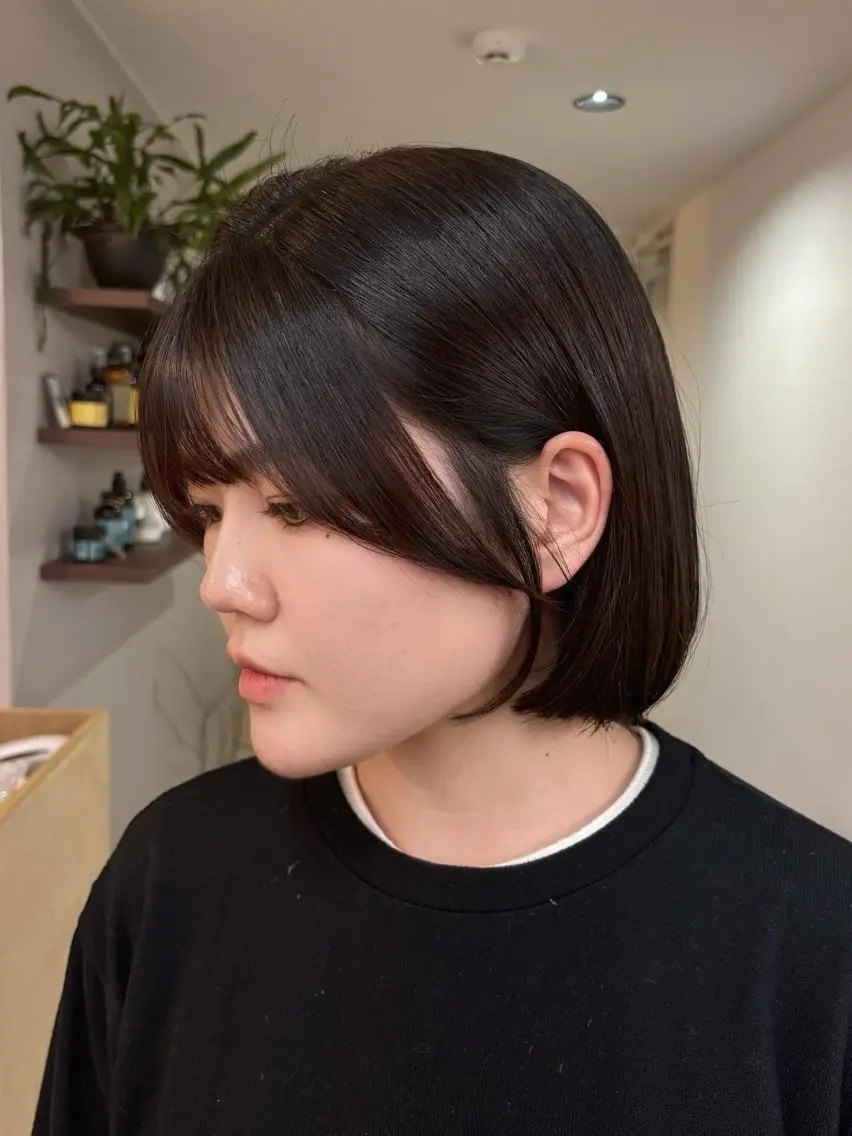 ショート 顔周りカット カット 權軒 真尋 /モデル様募集中のヘアスタイル