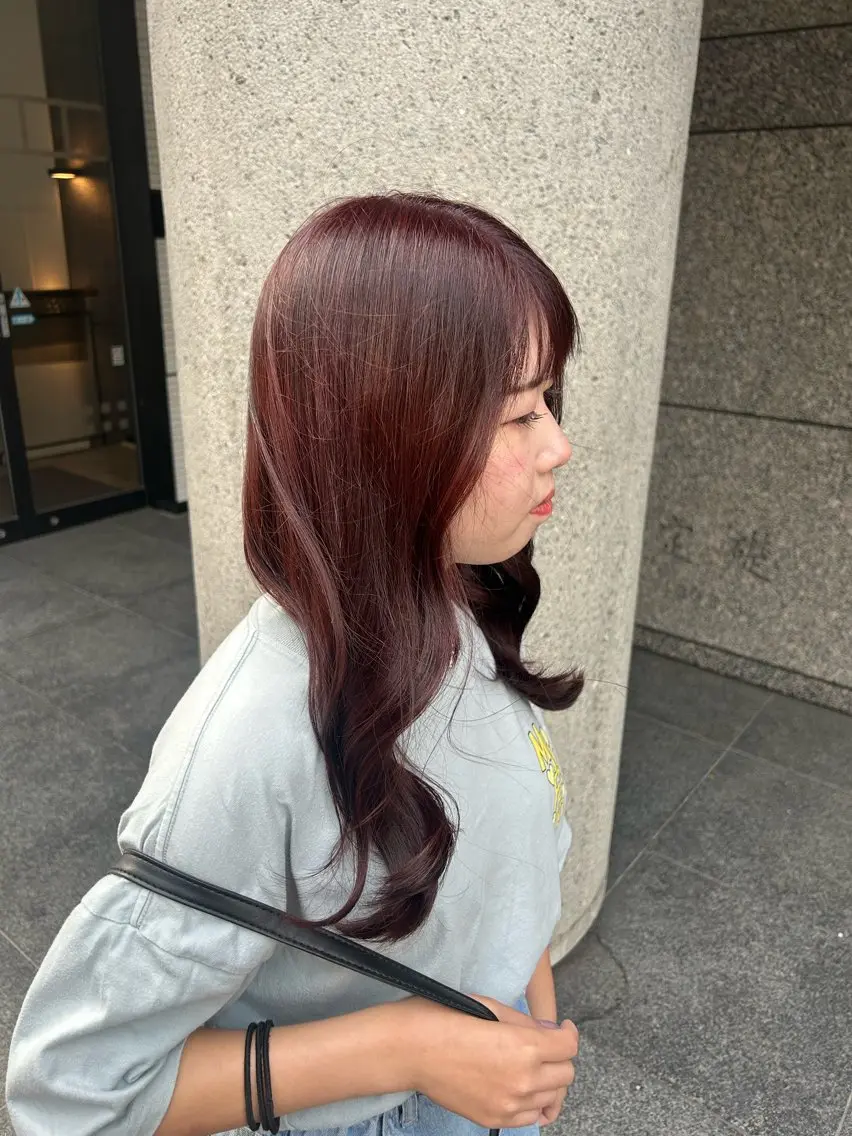 ロング カラー 𝐑𝐈𝐎ྀིのヘアスタイル